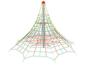 Lanová pyramída PY850K (v.p. 1 m, s 8-mi napínacími zámkami)